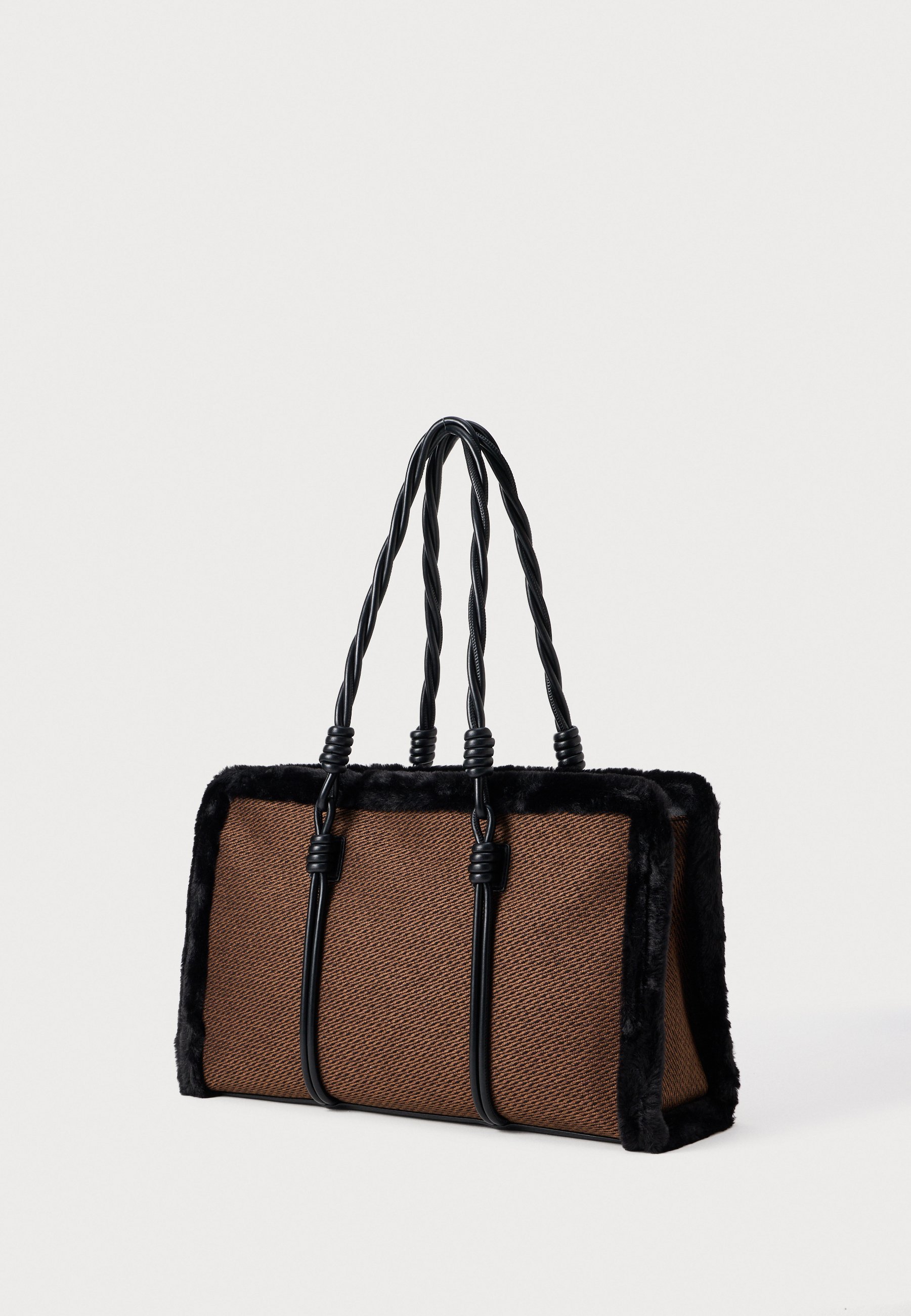 Love Moschino WINTERY - Handtasche - Schokolade/Schwarz
