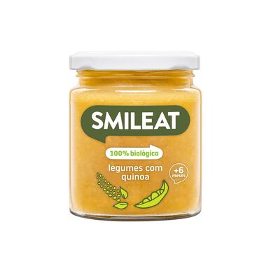 Smileat ekologisk quinoa grönsaksburk 6M babymåltidsburk 230g