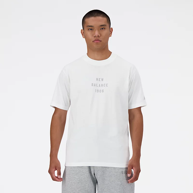 Homme Iconic Collegiate grafikus póló - FEHÉR