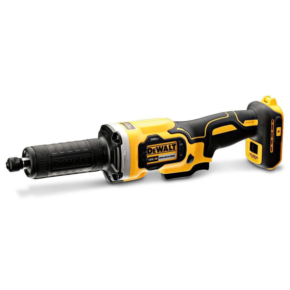 Szlifierka prosta DEWALT 18 V bezszczotkowa 6 mm, skóra DCG426N-XE