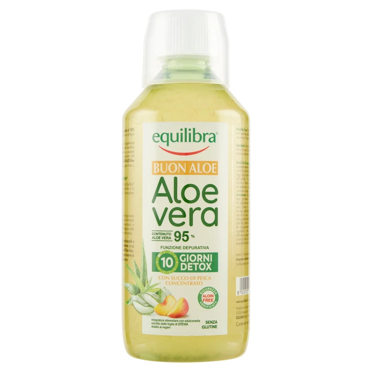 Equilibra Equilibra Goede Aloë Vera 95% 500 ml Reinigende werking