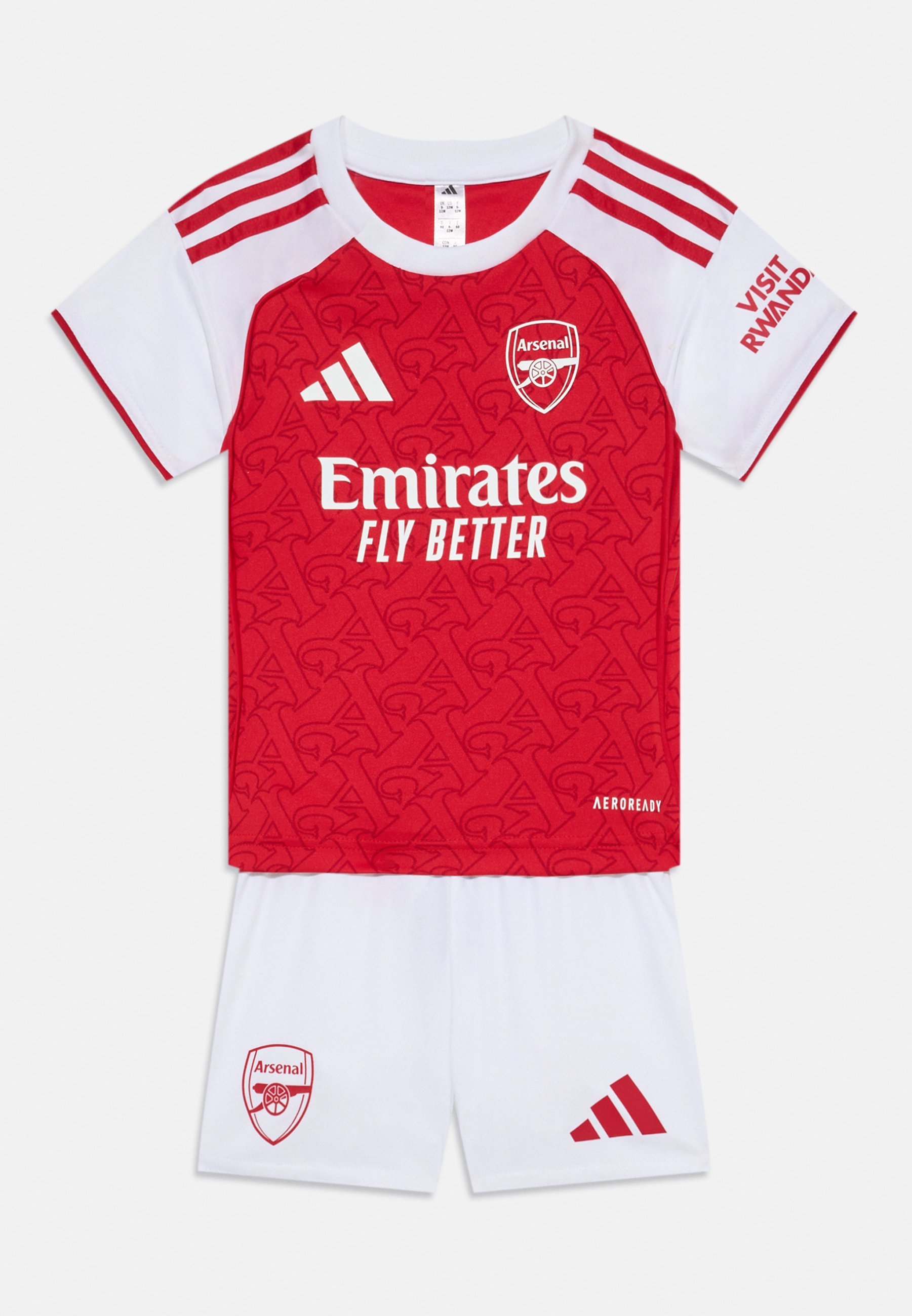 Ensemble bébé domicile adidas Performance Arsenal FC unisexe - Short de sport - Rouge écarlate/blanc