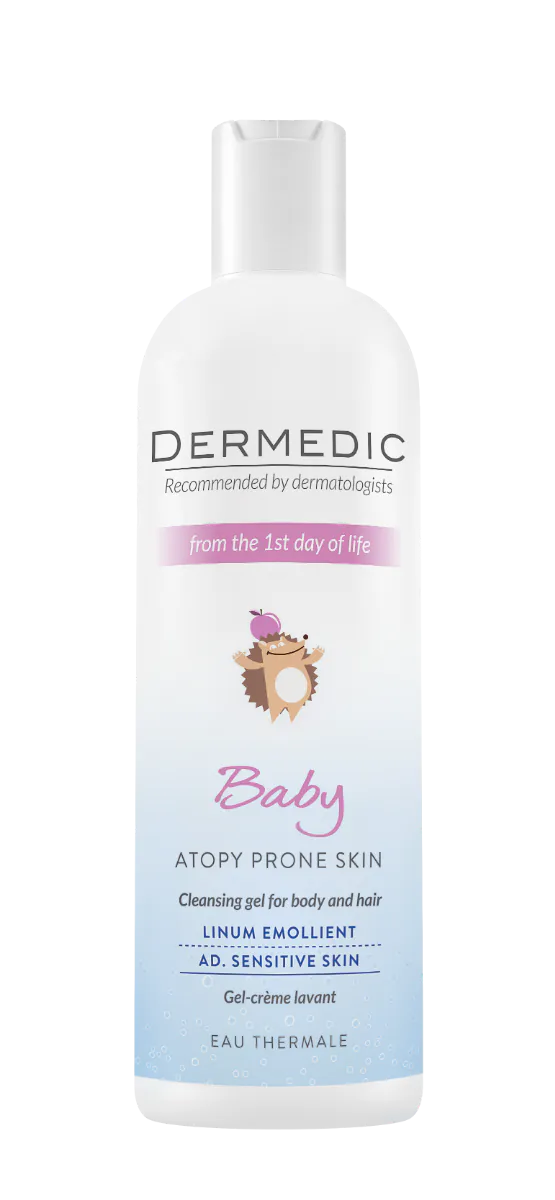 Dermedic Emolient Baby Linum kremowy żel do mycia