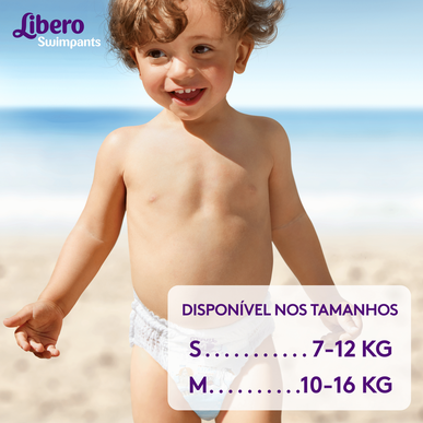 Vienkartiniai paplūdimio apatiniai Libero dydis M 10-16 kg 12 vnt. 12 vnt.