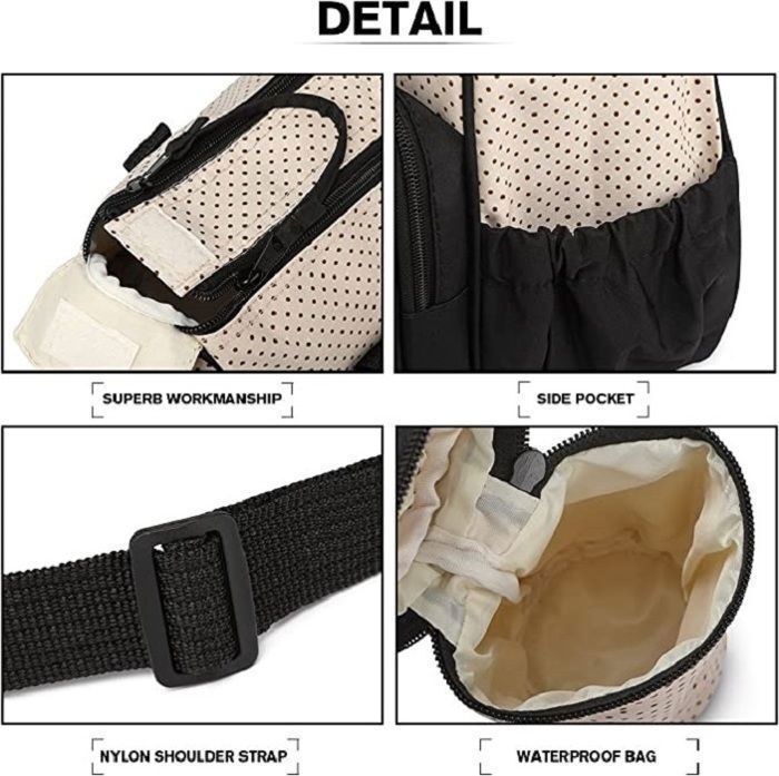 5-delige luiertassenset voor moeders - ANKKO - Unisex - Bruin - Dagelijks gebruik - Microvezel
