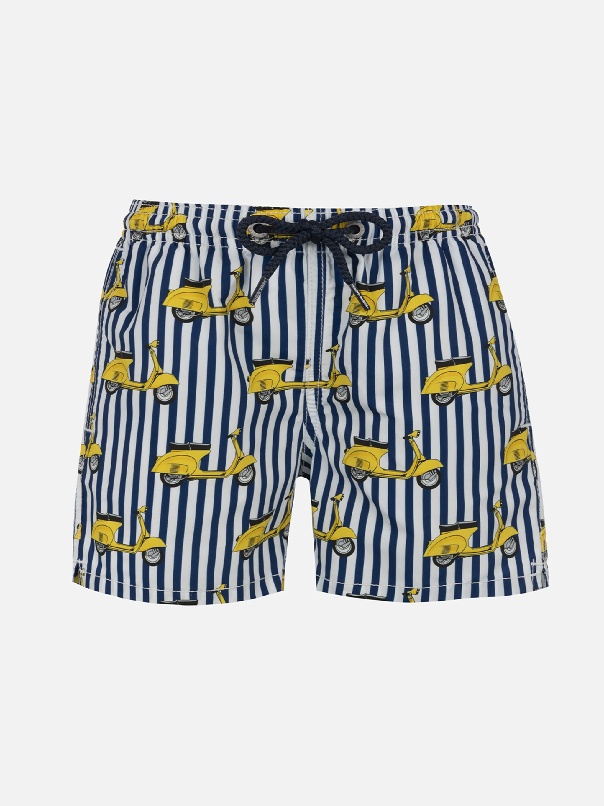 Costume da bagno Jean da bambino lunghezza media con stampa Vespa | ED