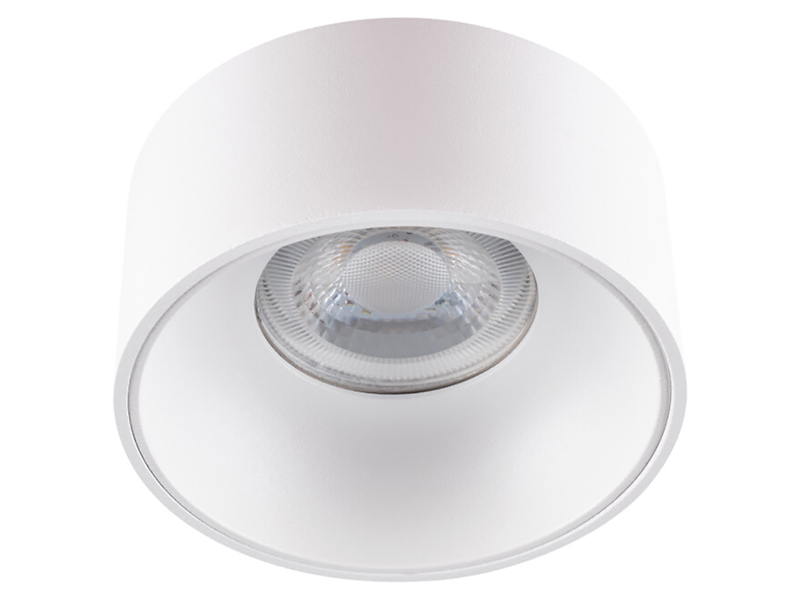 Lampa sufitowa wpuszczana Mini Riti aluminiowa 8,5 cm biała