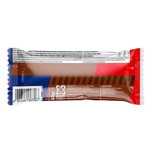 USN Trust Cookie Bar Double Chocolate 60g | Terveys | Superdrug