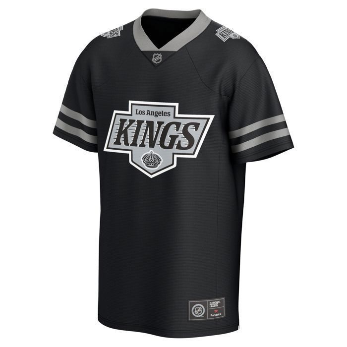 Los Angeles Kingsin NHL-kannattajapelipaita, jossa polyesteriverkkoa.