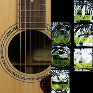 Set of 6 steel-core acoustic guitar strings, new