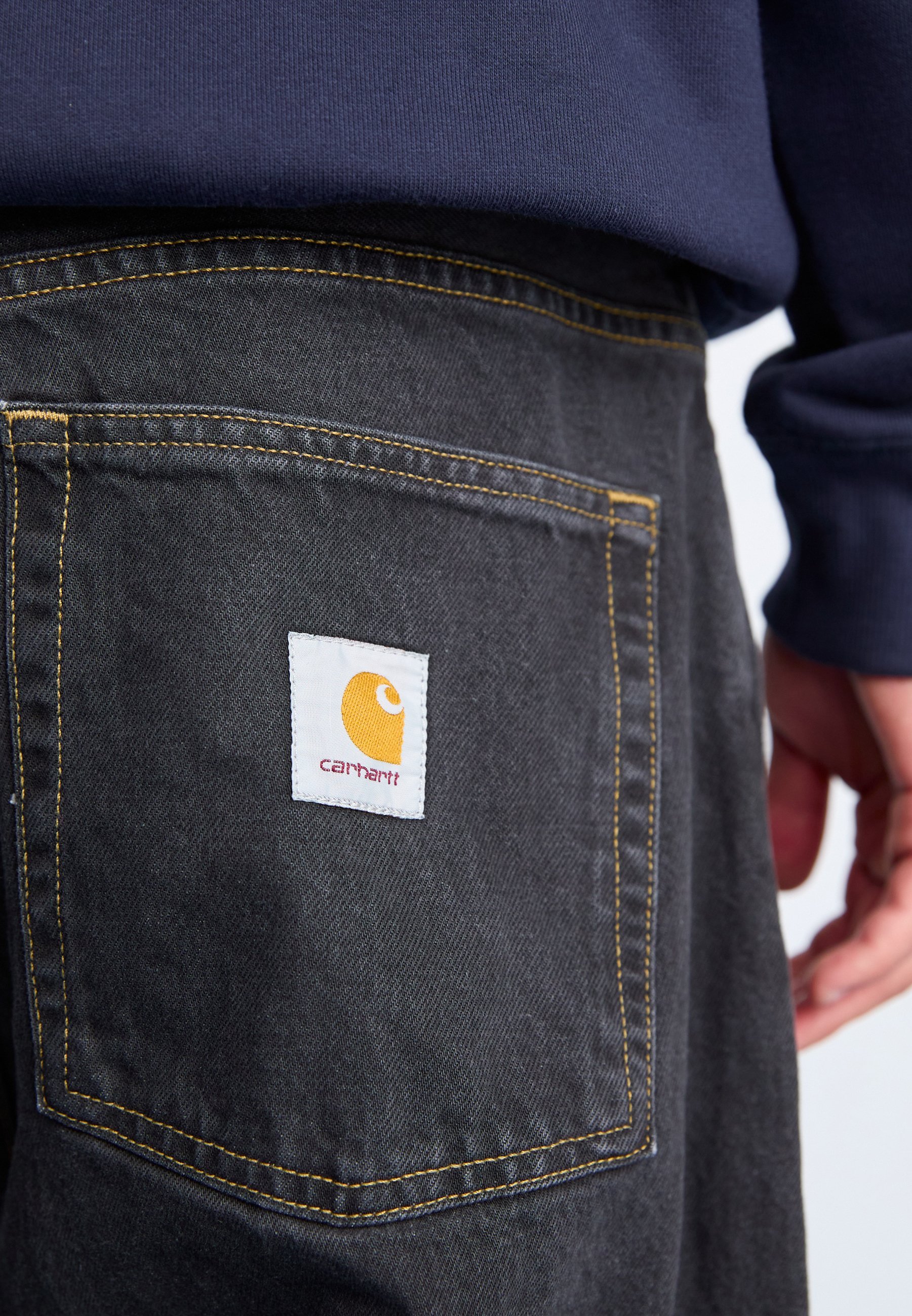 Carhartt WIP BRANDON PANT SMITH - Baggy-farkut - light greyCarhartt WIP