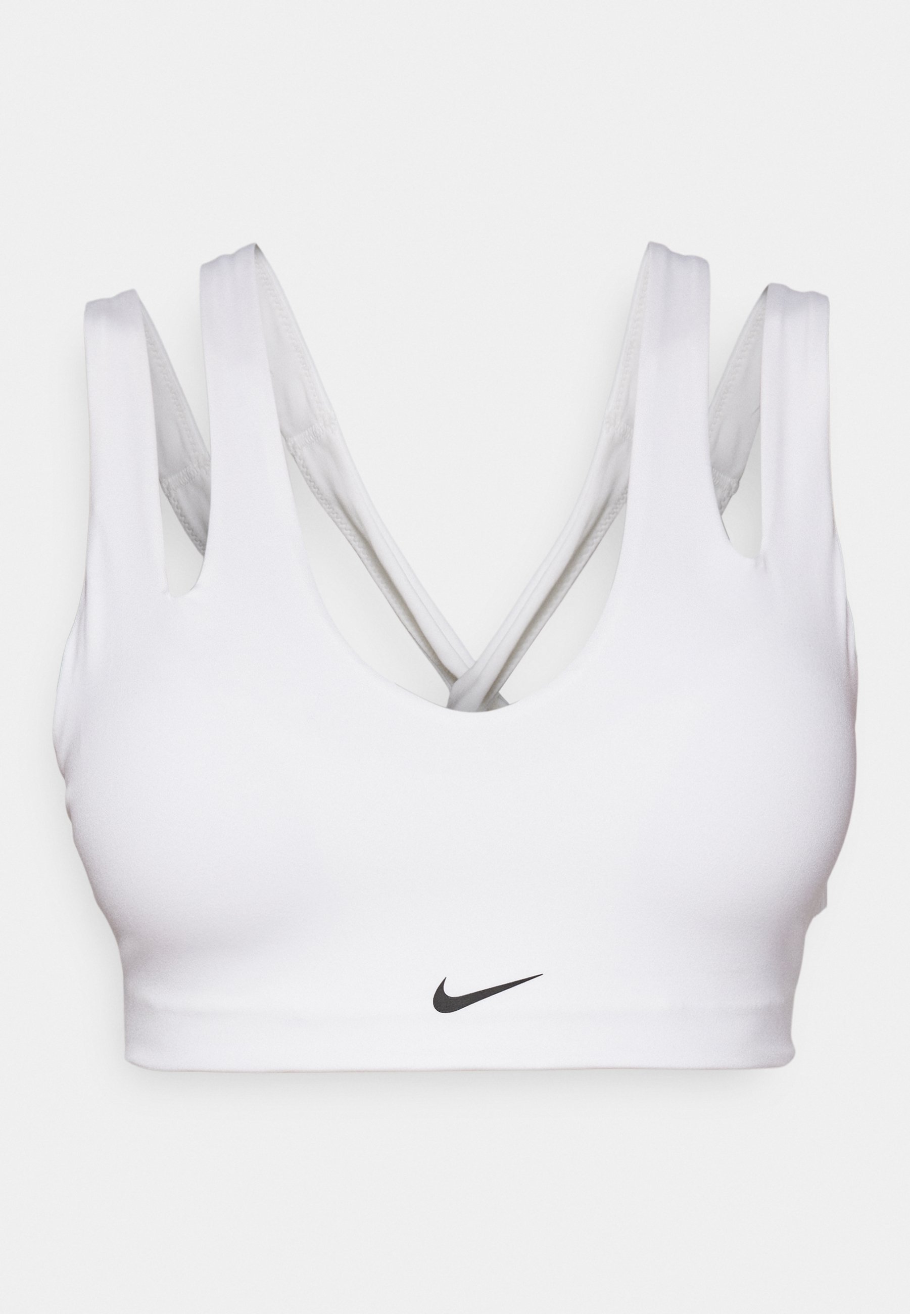 Soutien-gorge de sport Nike Performance INDY FREESTYLE - Maintien léger - Blanc/Noir