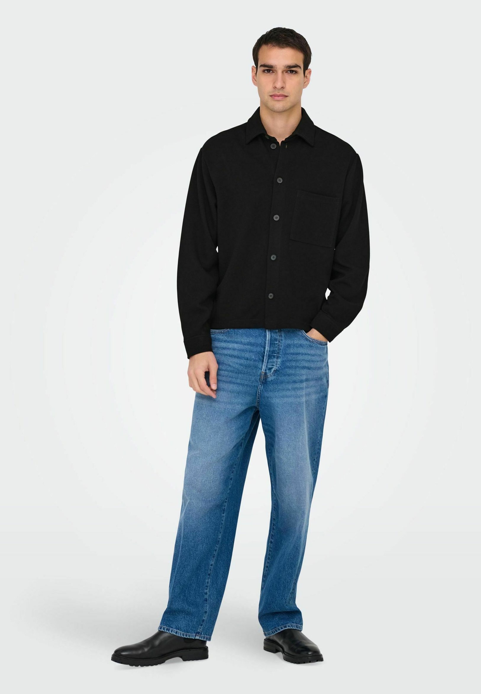 Only & Sons overhemd - gitzwart