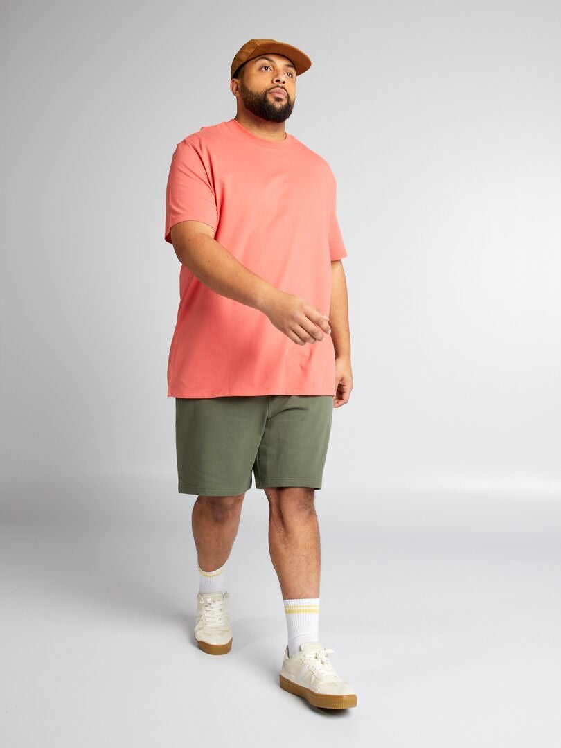 Fleece shorts - GROEN