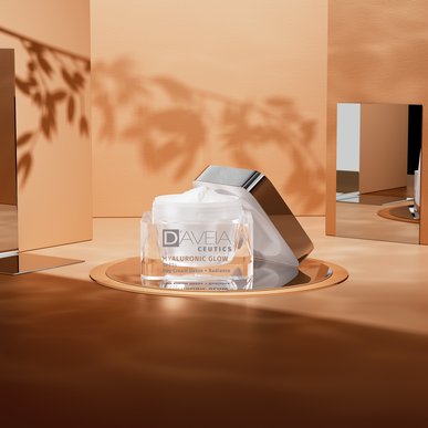 D'AVEIA Ceutics Hyaluronic Glow Day Cream Detox Antioxidant Illuminating Face Cream SPF15 50 ml 50 ml