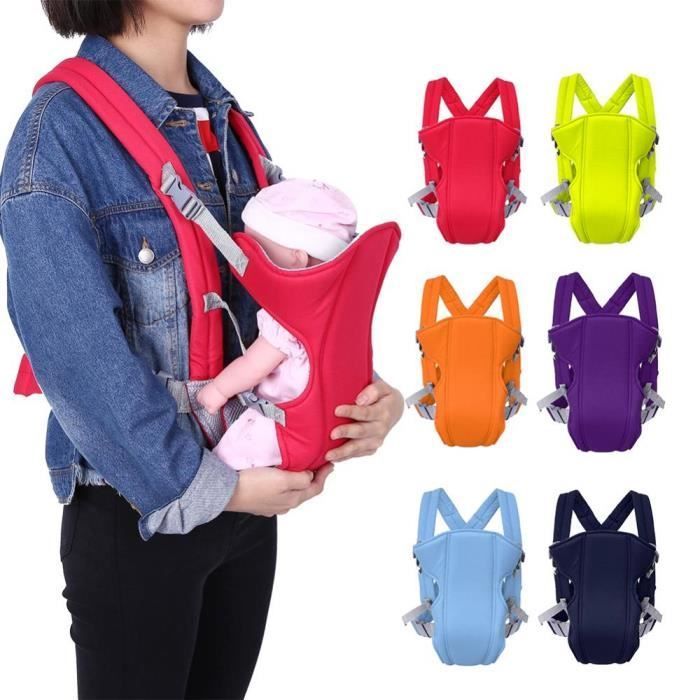 Portabebés ergonómico - MARCA - Para recién nacidos de 3 a 16 meses - Rojo