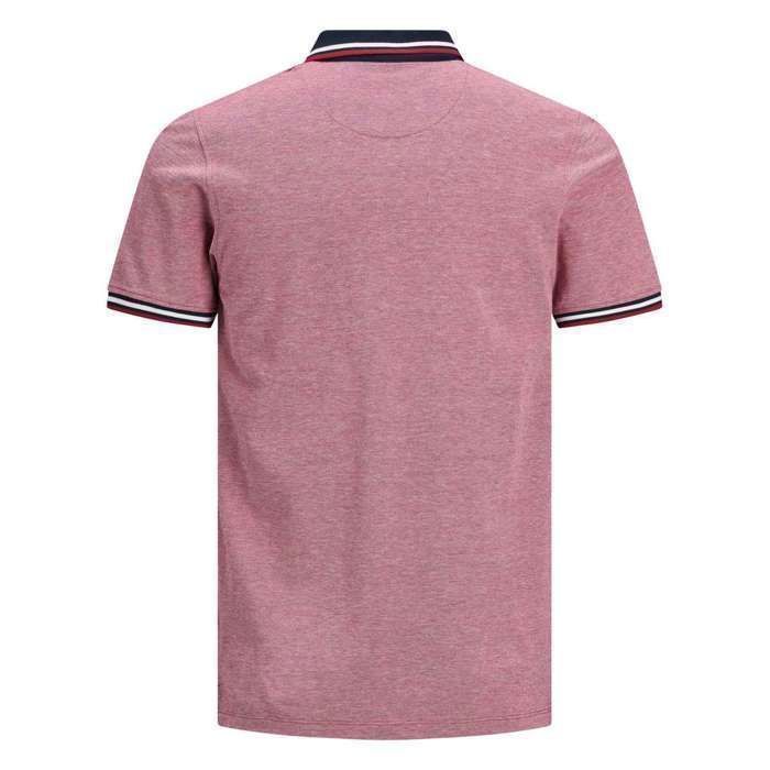 Polo de manga corta - JACK & JONES - 12136668-RIORED - Blanco - 100% algodón - Corte recto