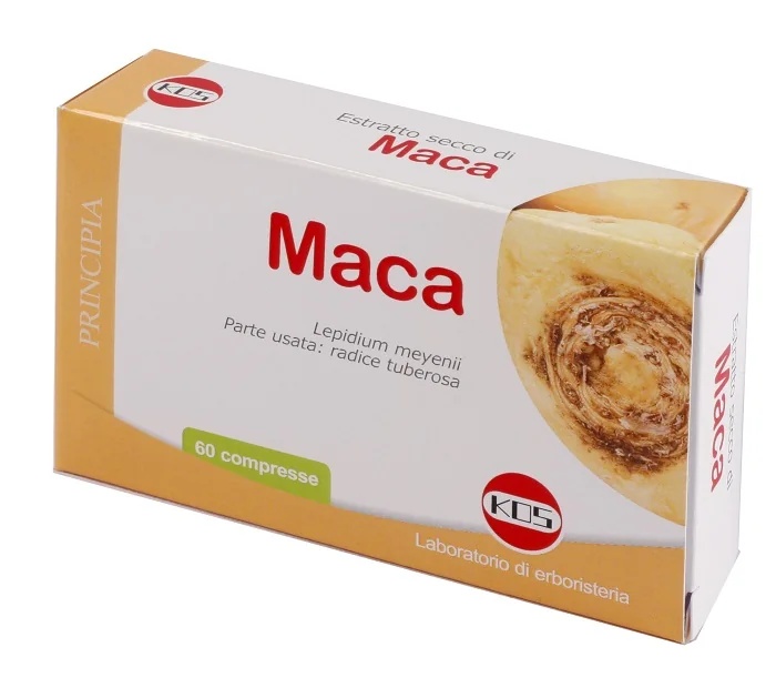 KOS Maca-Trockenextrakt, 60 Tabletten, tonisierende und adaptogene Wirkung