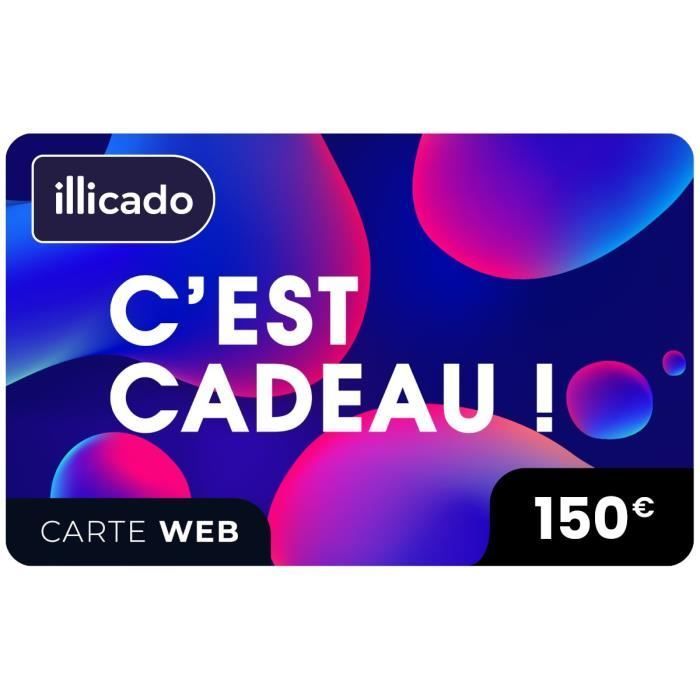 Tarjeta regalo digital ILLICADO por valor de 150 €, canjeable en varios comercios.