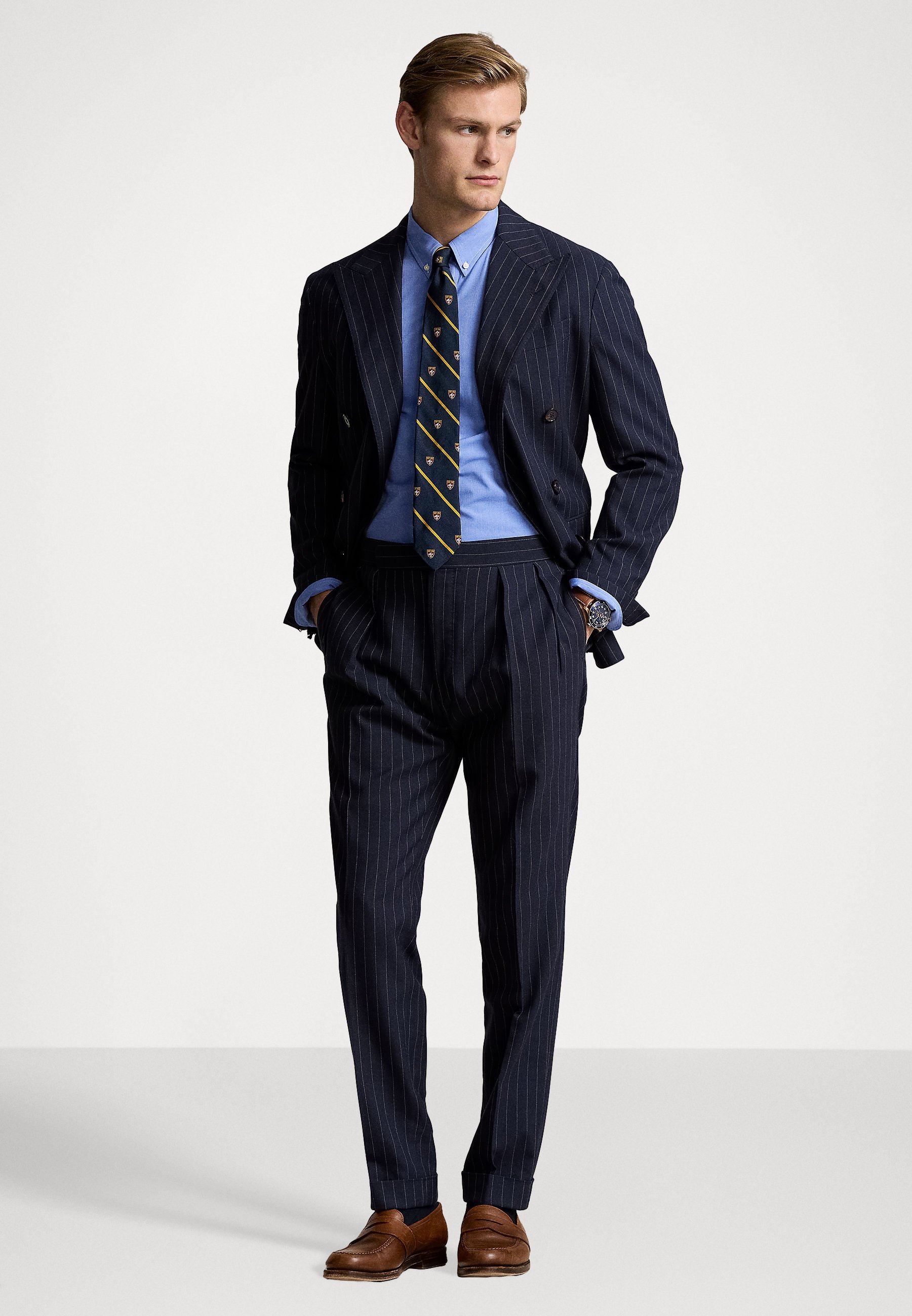 Camisa Polo Ralph Lauren - azul ponta a ponta