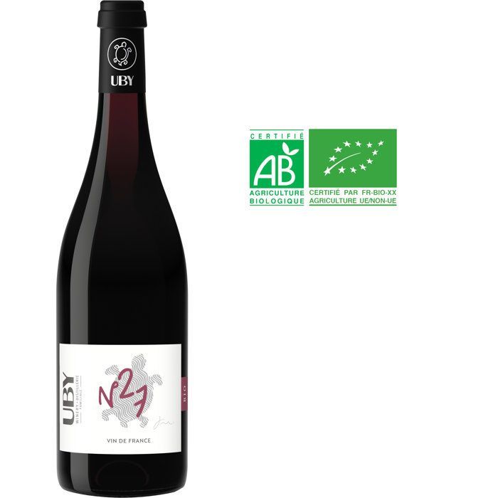 UBY N°27 2024 Vin de France - Vin rouge - Bio x6