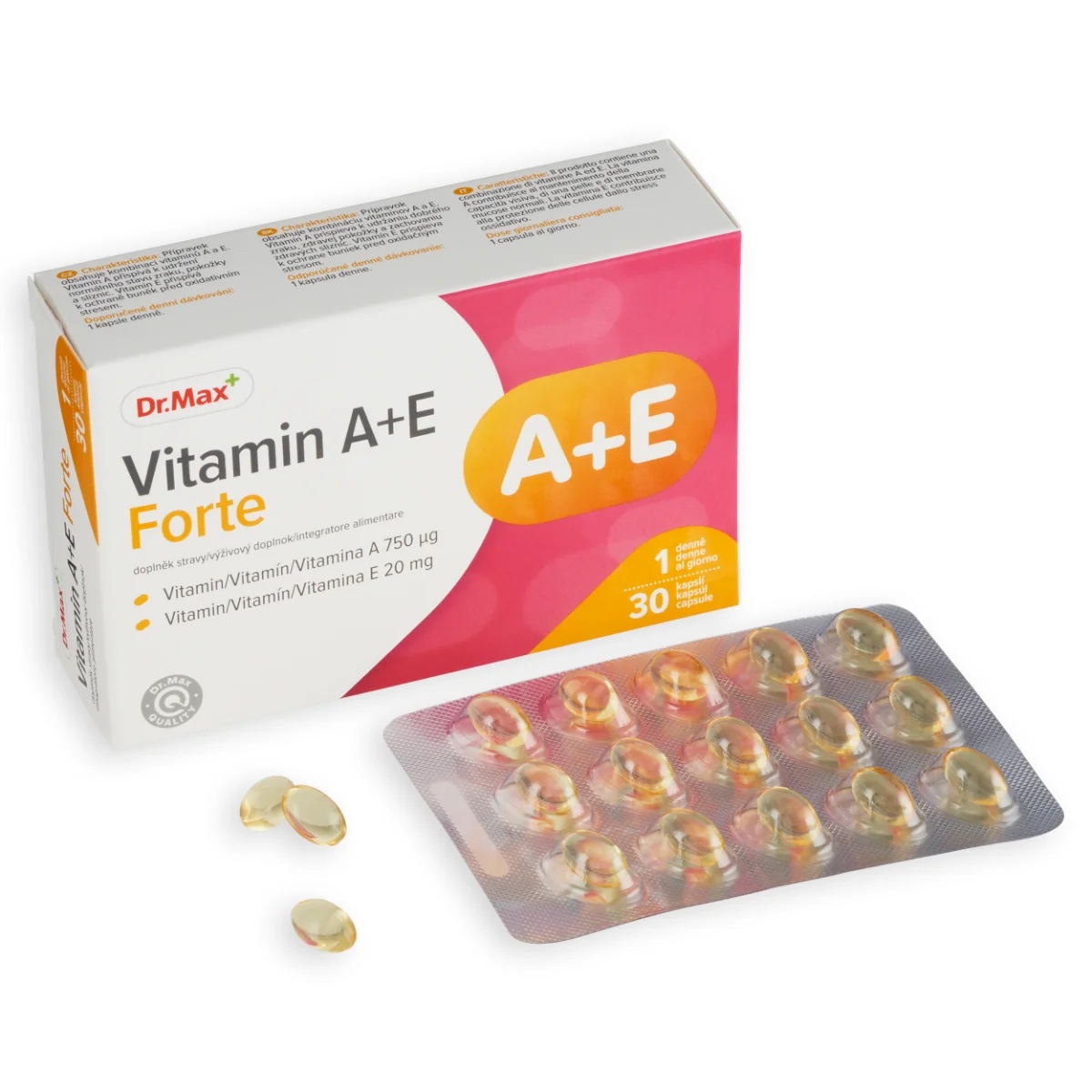 DR. MAX Dr. Max Vitamine A+E Forte 30 tabletten met vitamine A en vitamine E