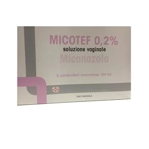 Micotef Vaginaldusche, 5 Flaschen à 150 ml, 0,2 %