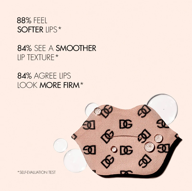 Máscara labial nutritiva em hidrogel Dolce&Gabbana Fresh Skin Nouri-Kiss Petal Lip Patches