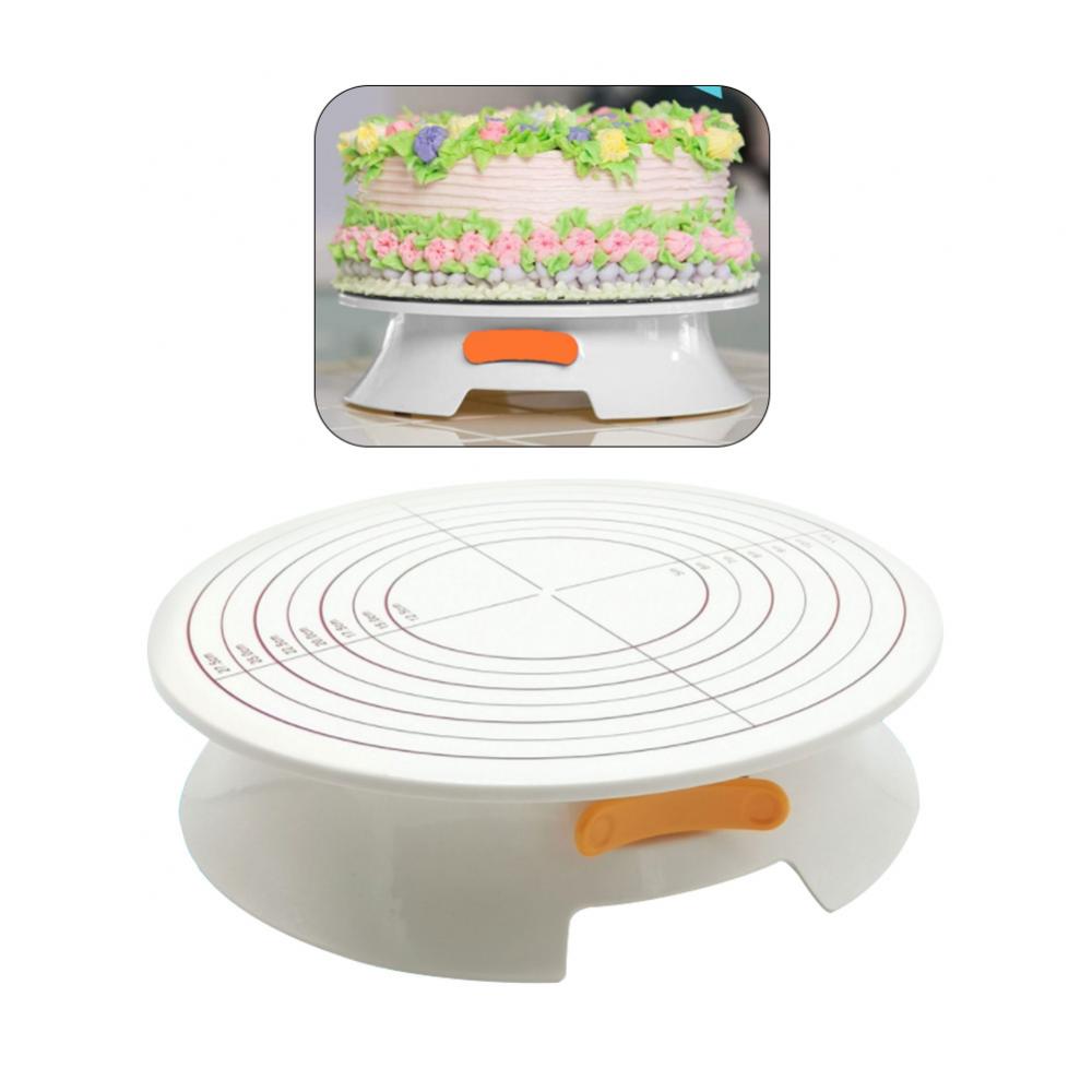 Plateau tournant à gâteau avec boucle de fixation (2019) - Léger et stable - Outil de pâtisserie DIY - Vente créative