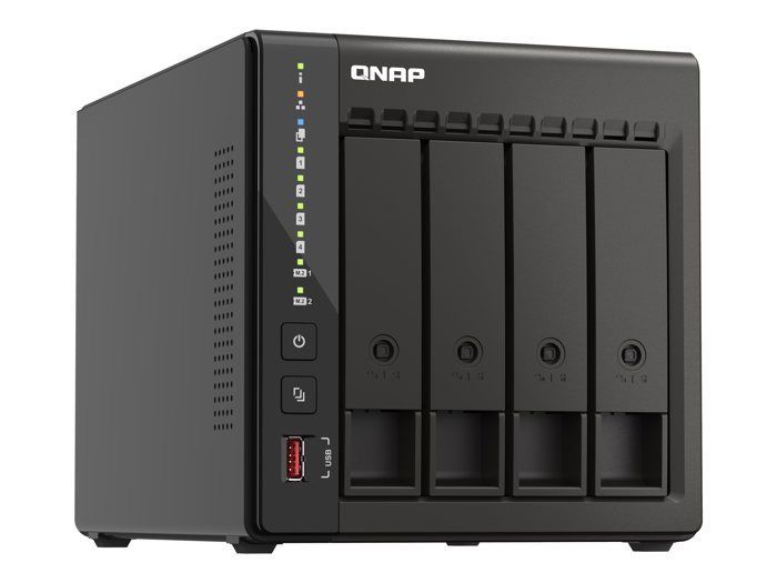 Serveur NAS - Qnap - TS-453E-8G - 4 baies - 8 Go RAM - 2.5GbE