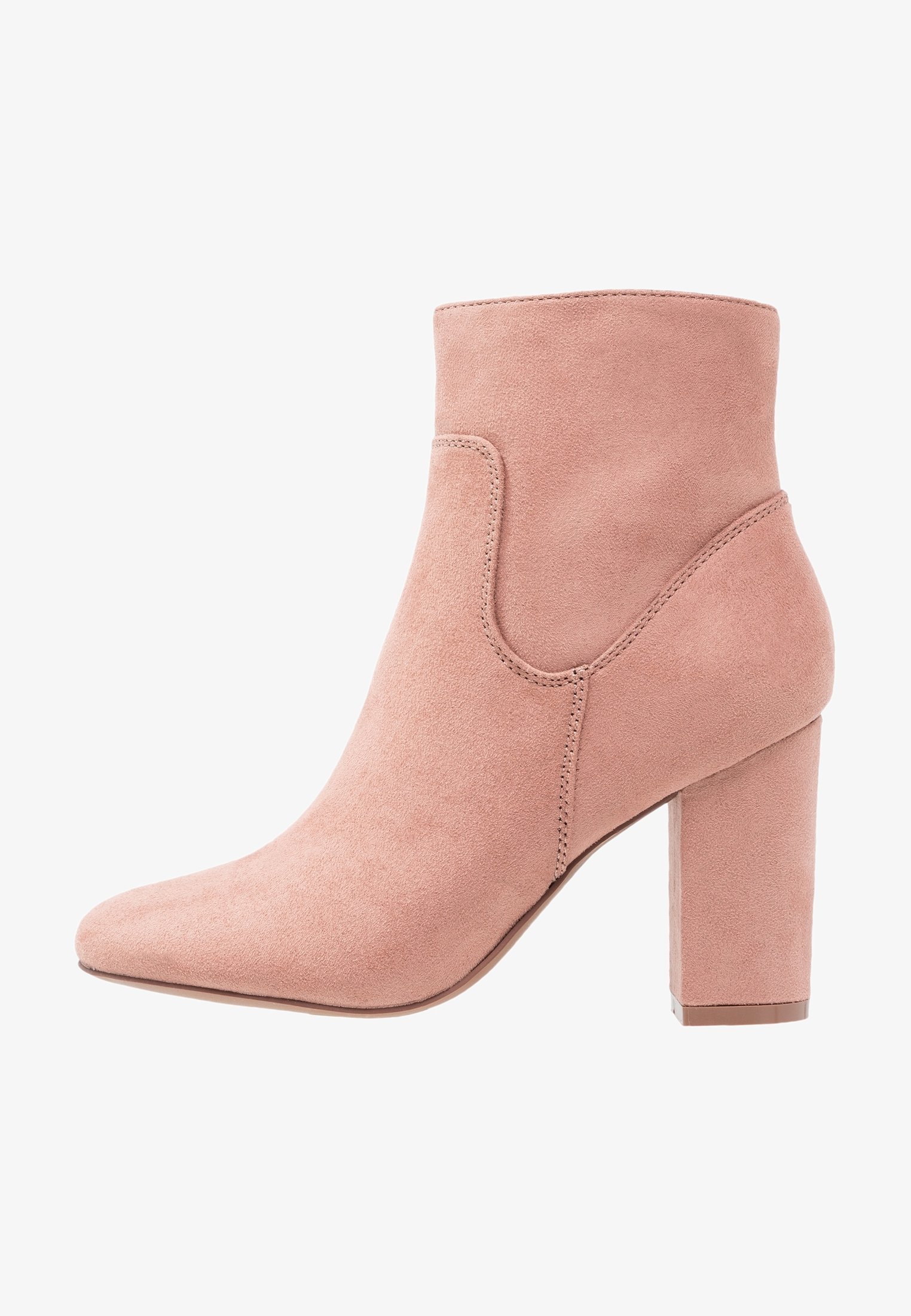 ONLY SHOES Enkellaarsjes met hoge hakken - lichtroze