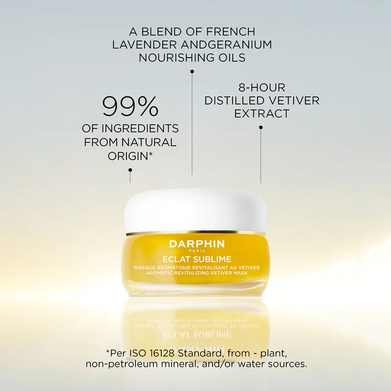 Darphin Éclat Sublime Revitalizing Vetiver Mask máscara facial com óleo