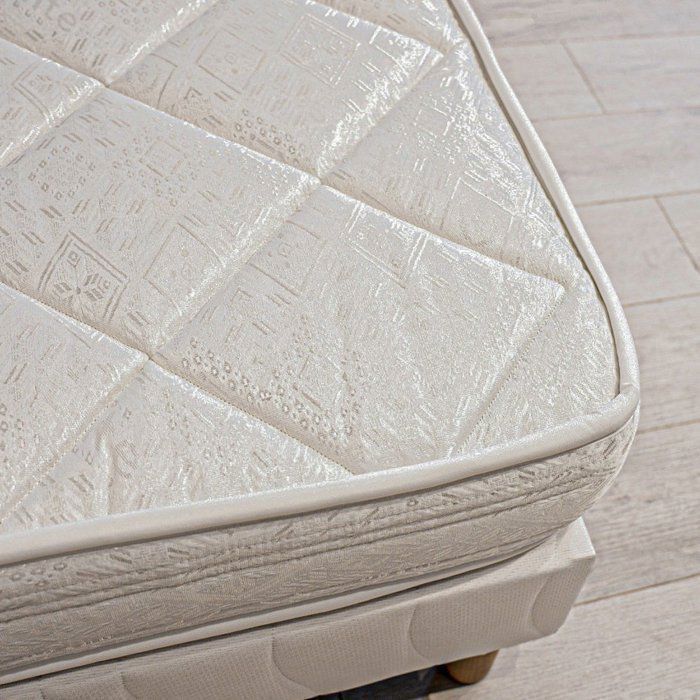 Senso Bed Base + Mattress Set 90x200 cm | Height 17cm | Polyurethane Foam | 100% Polyester Fabric | 4 Legs | Balanced Comfort