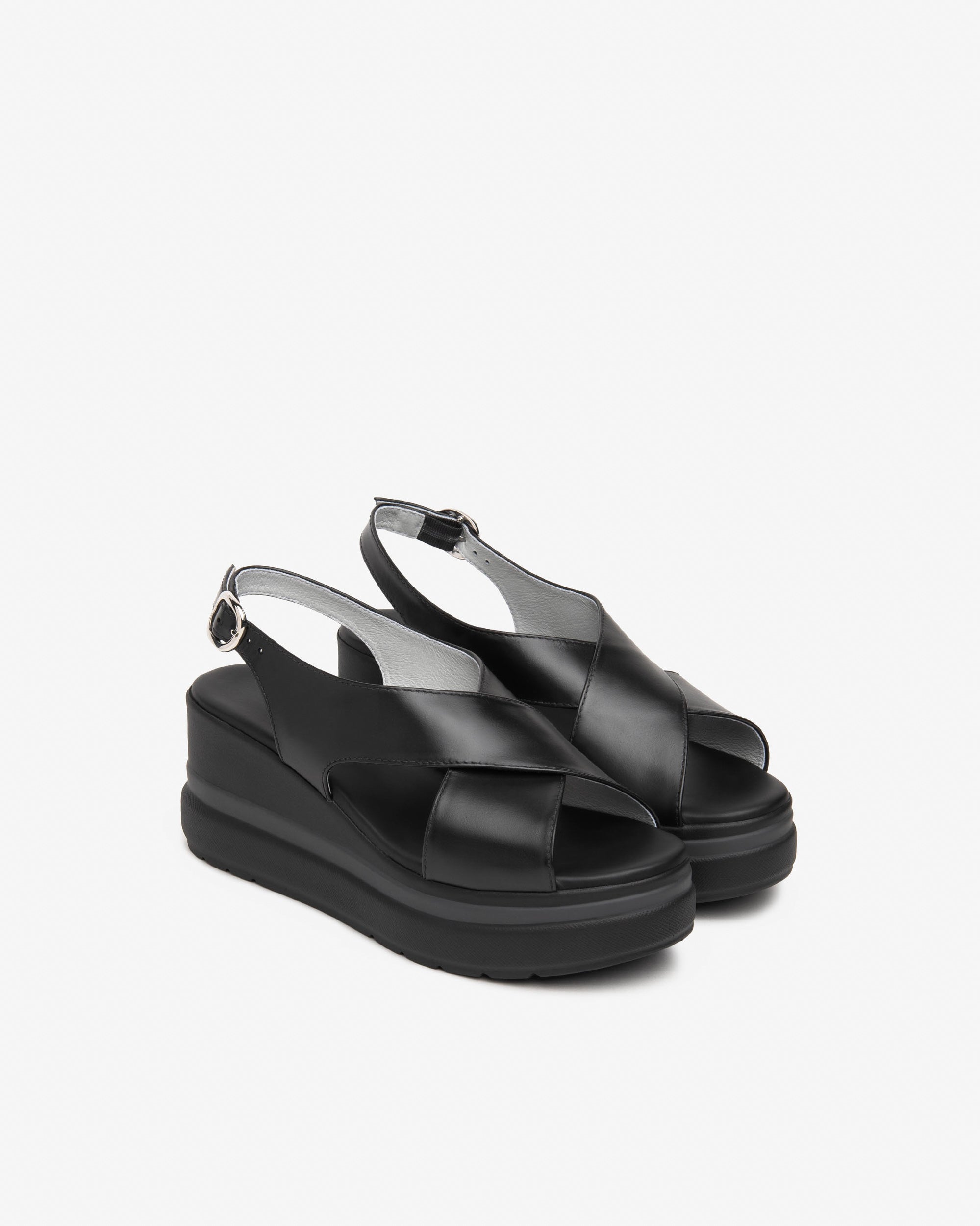  Damen-Ledersandalen