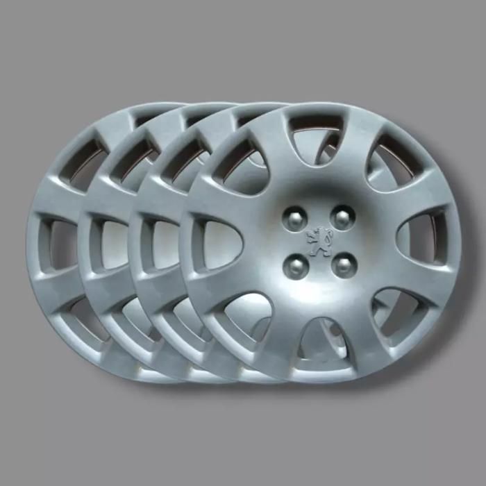 Embellecedores de rueda - Peugeot Partner/207/307/308 - Juego de 4 - Llantas de 15 pulgadas - Completamente nuevos, de alta calidad