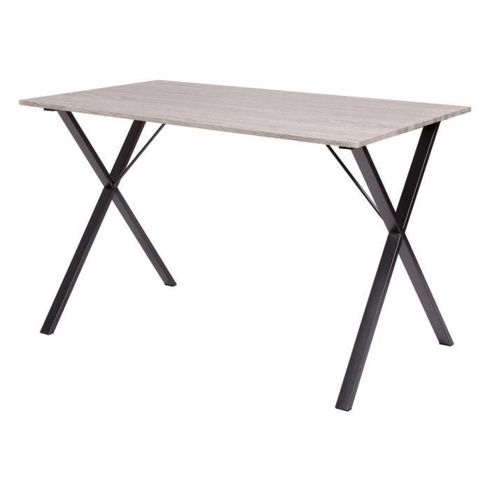 Conjunto de 1 mesa con 4 sillas - MDF y metal - COUNTRY