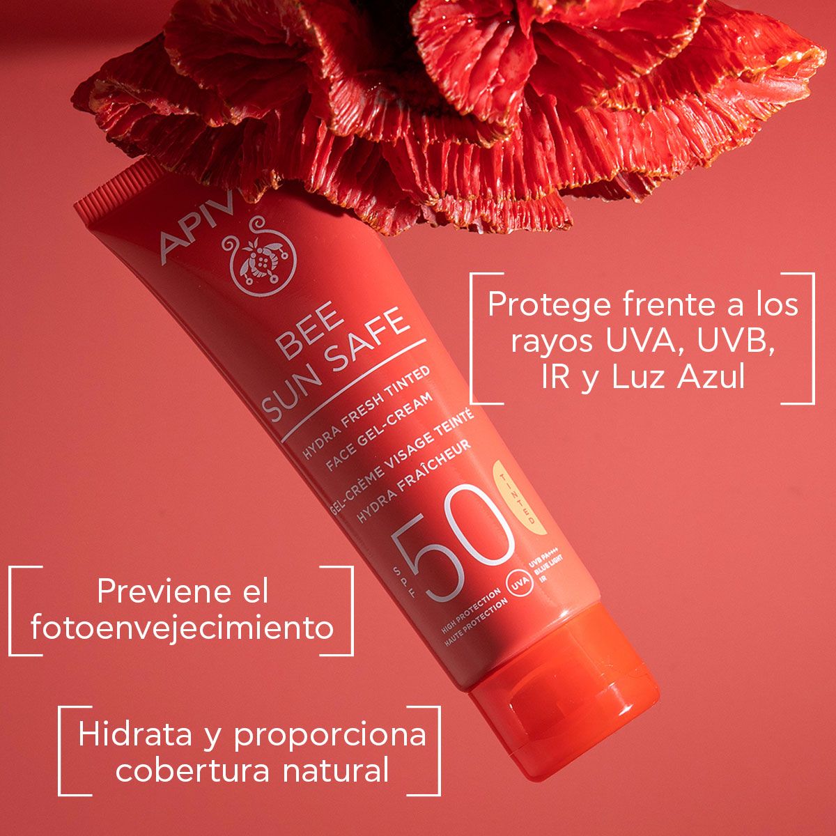 Bee Sun Safe Hydra Fresh gel-krema SPF50 s bojom Ljekarna za zaštitu od sunca