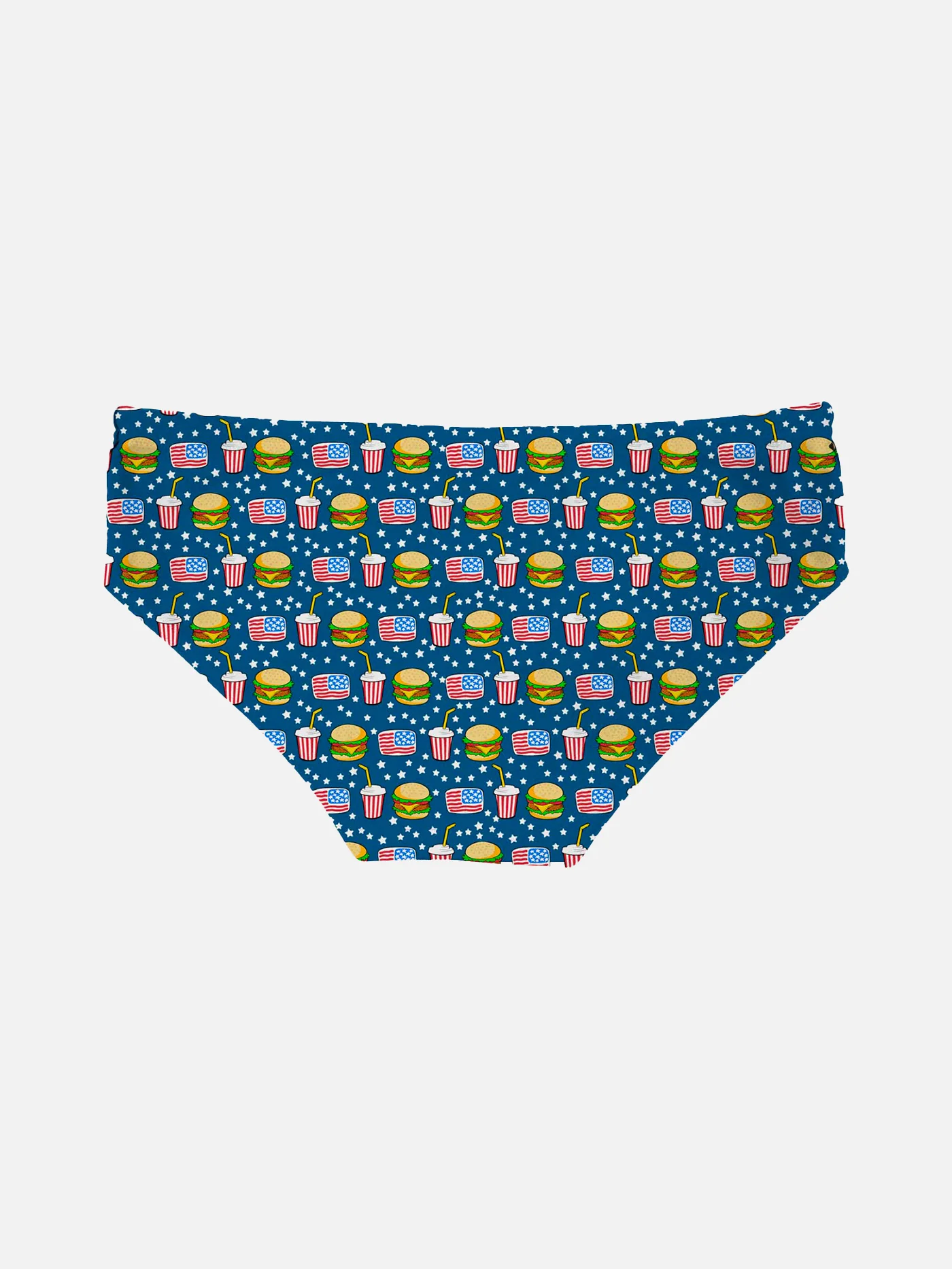 Slip de bain garçon à motif hamburger