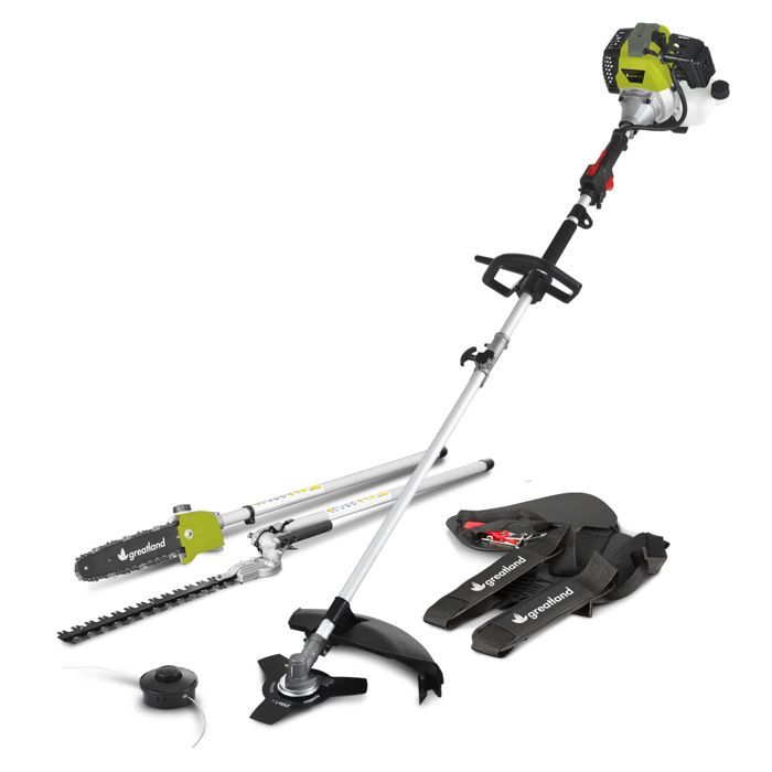 Freischneider - GREATLAND - 4 in 1 - 52 cm³ Motor - 43 cm Schnittbreite - Doppeltragegurt