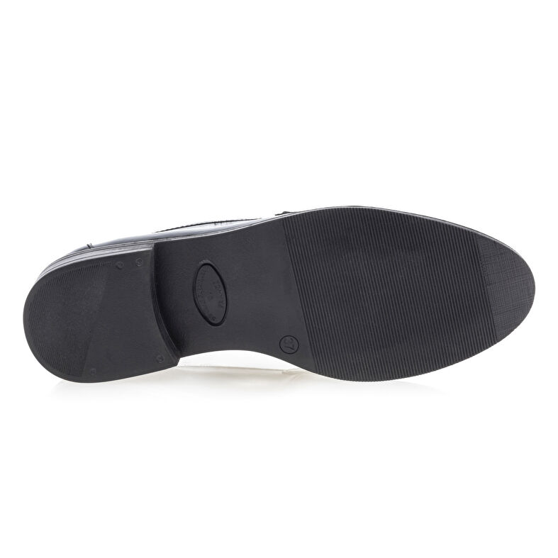 Schwarze Damen-Loafer/Bootsschuhe