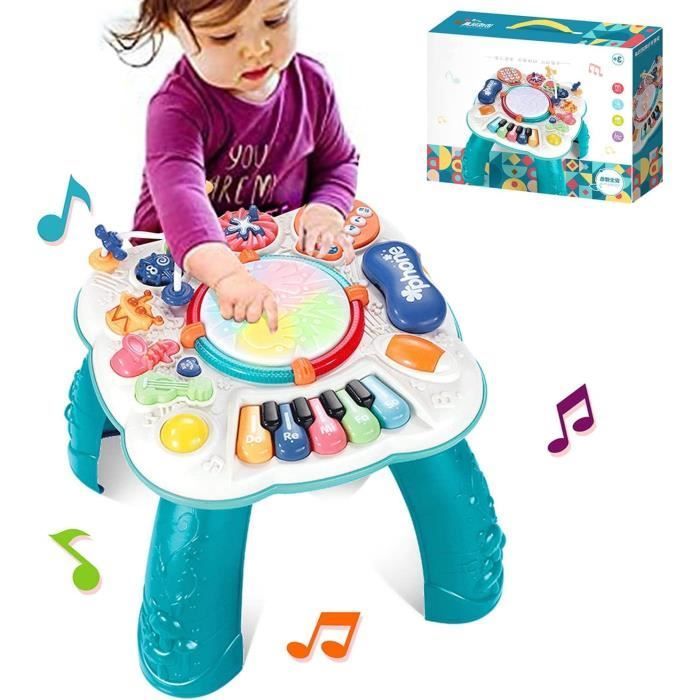 Brinquedo - KYAMRC - Mesa de Atividades 6 em 1 para Bebês - Musical - Educativa - Unissex