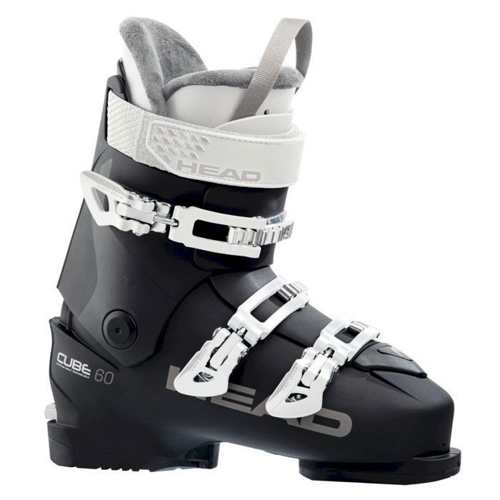 Scarponi da sci da donna Head Cube 3 60 W, neri e bianchi