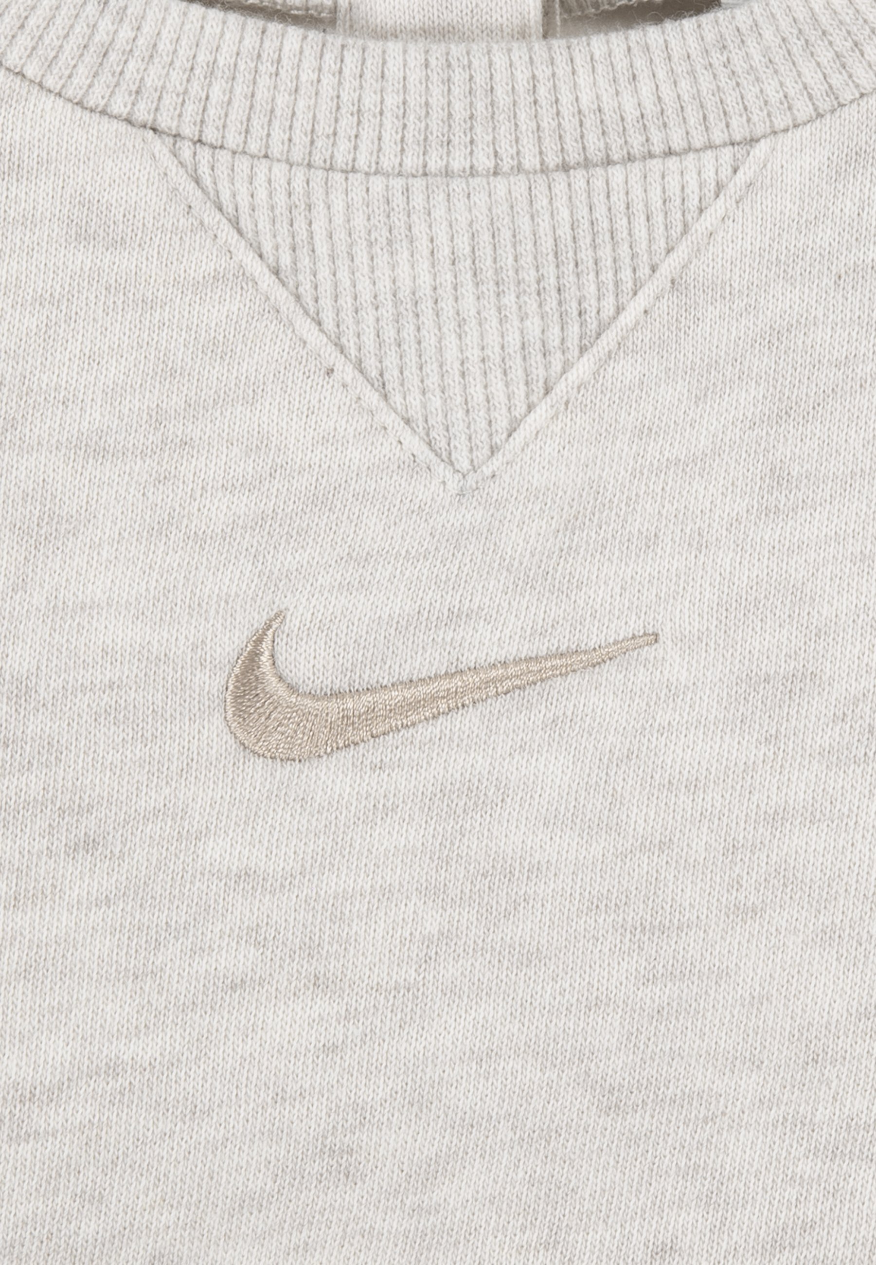 Nike Sportswear CREW SET UNISEX - Trainingsbroek - licht ivoorkleurig gemêleerd