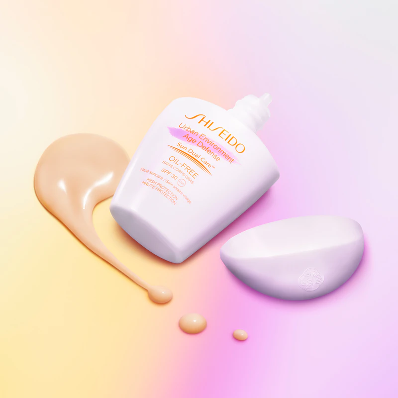 Protetor solar facial matificante Shiseido Sun Care Urban Environment Age Defense FPS 30