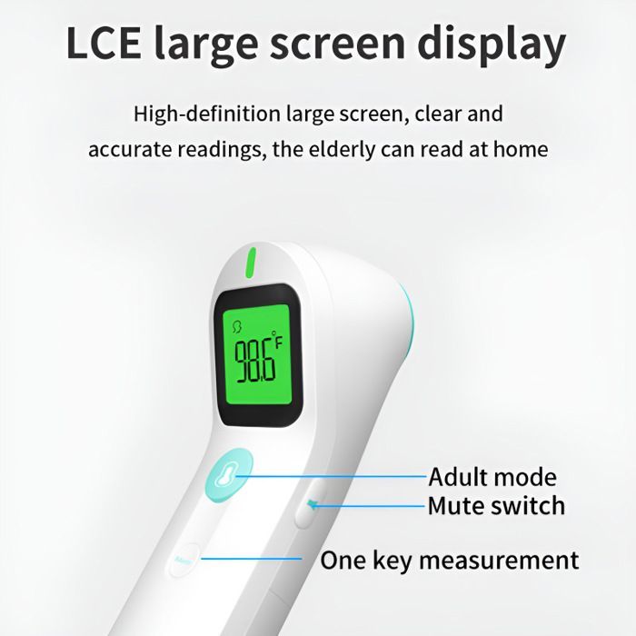 Electronic thermometer, portable forehead thermometer, smart infrared baby thermometer