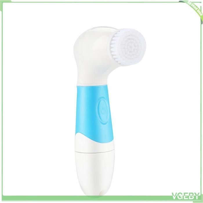 Brosse électrique pour le visage - FAFEICY - 4 en 1 - Étanche - Sans fil (pile AA) - 4 têtes