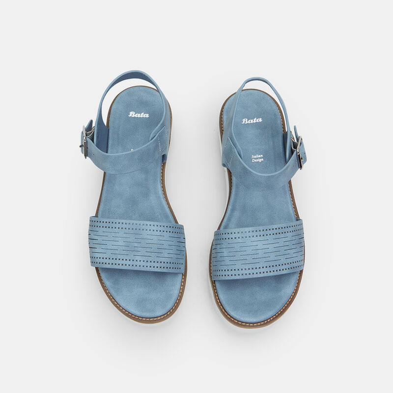 Sandalo da donna z platformą suola 4 cm