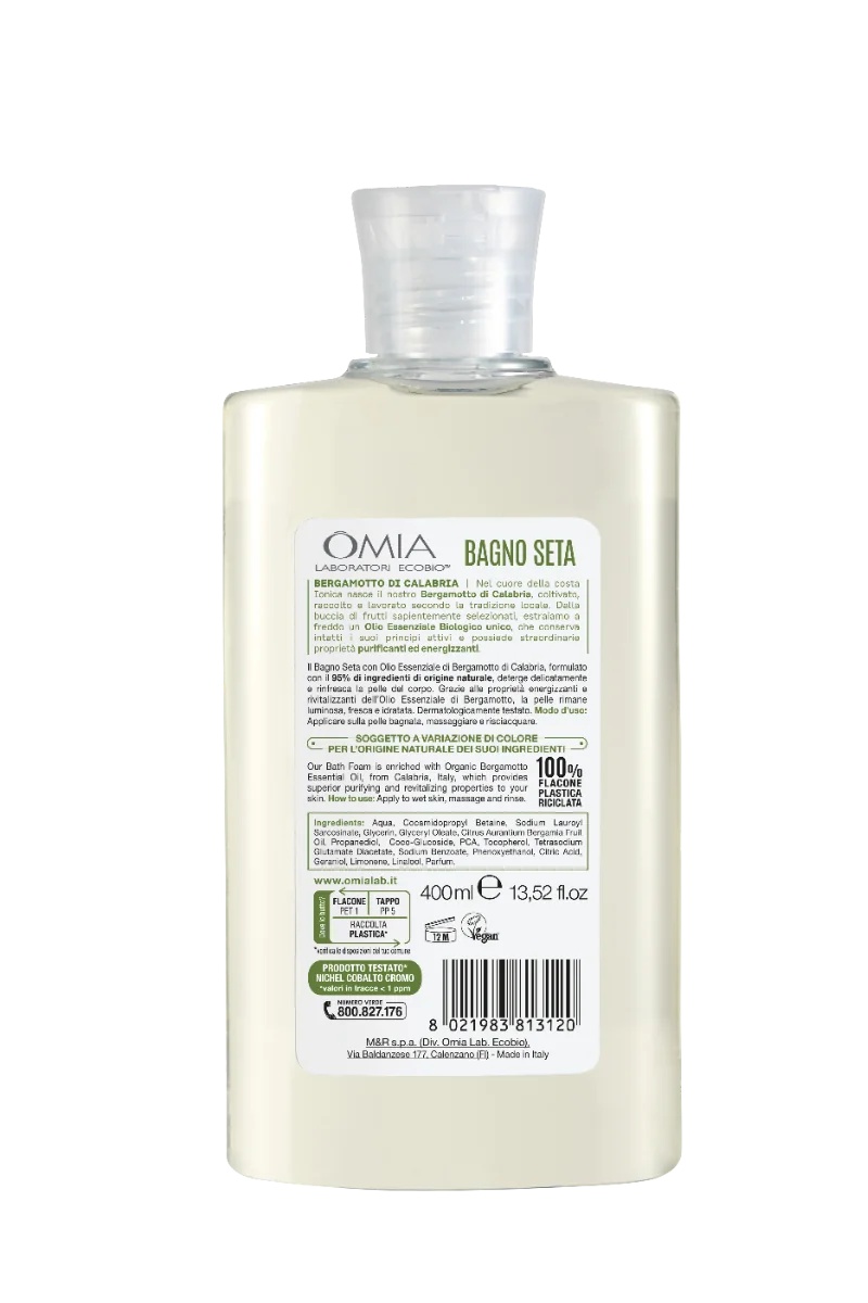 OMIA Omia Bergamote Bain Calabre 400 ml Nettoyant doux