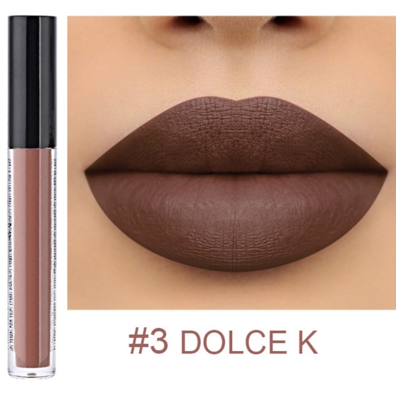 Rouge à lèvres liquide mat 12 couleurs, brillance velours, longue tenue, sans bavure, maquillage cosmétique TSLM1