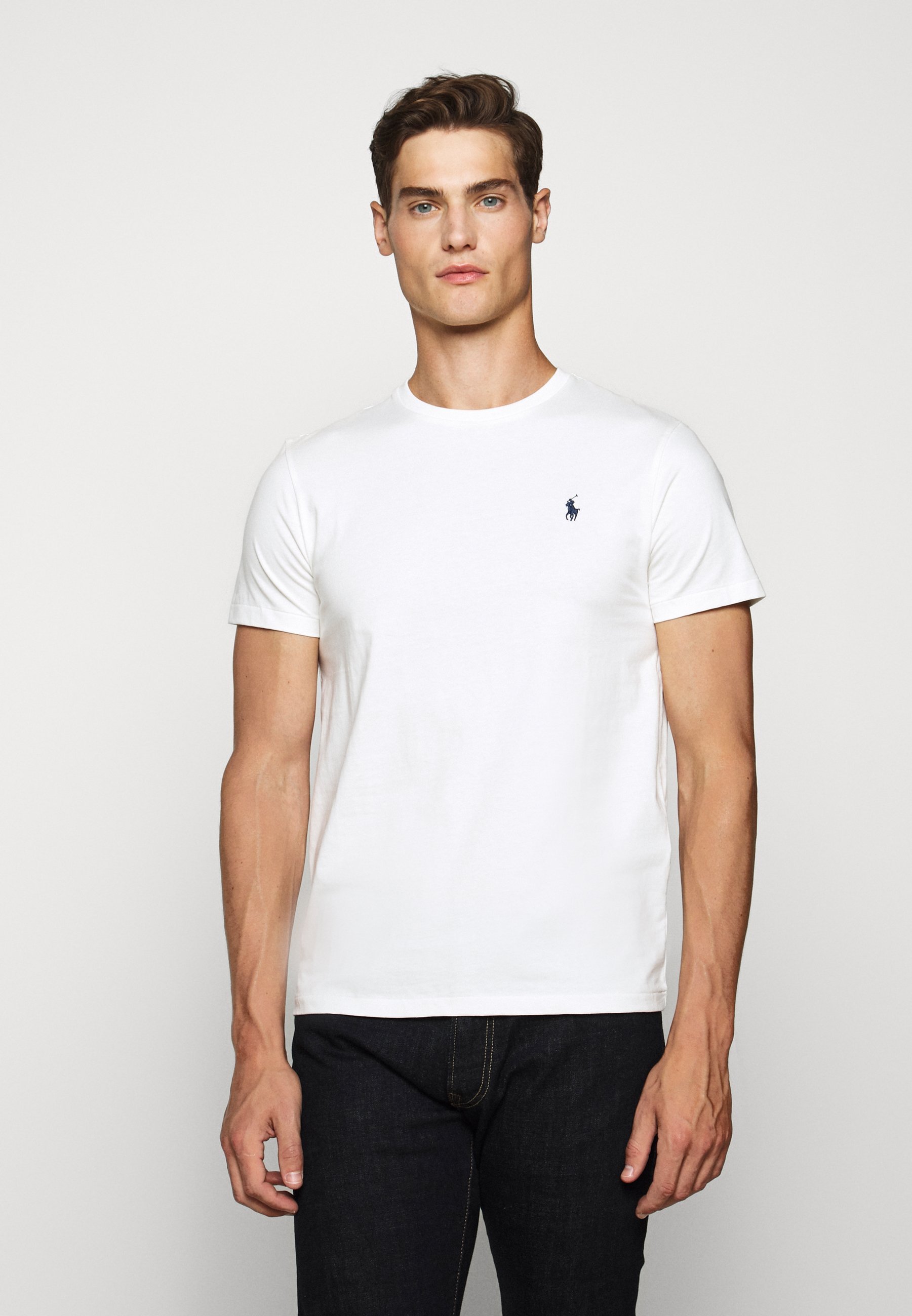 Polo Ralph Lauren CUSTOM SLIM FIT JERSEY CREWNECK T-SHIRT - Basic T-shirt - nevis